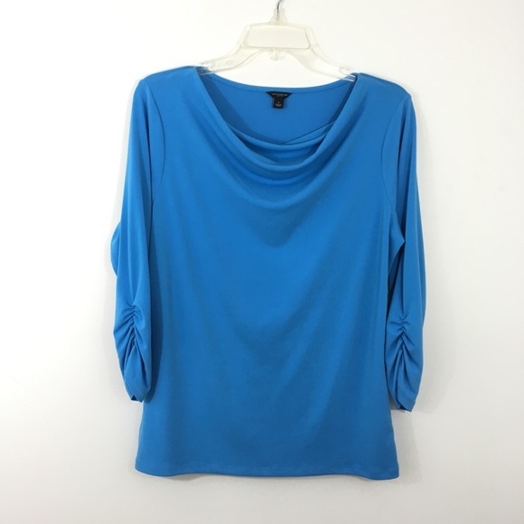 Ann Taylor Tops - Ann Taylor aqua blue blouse